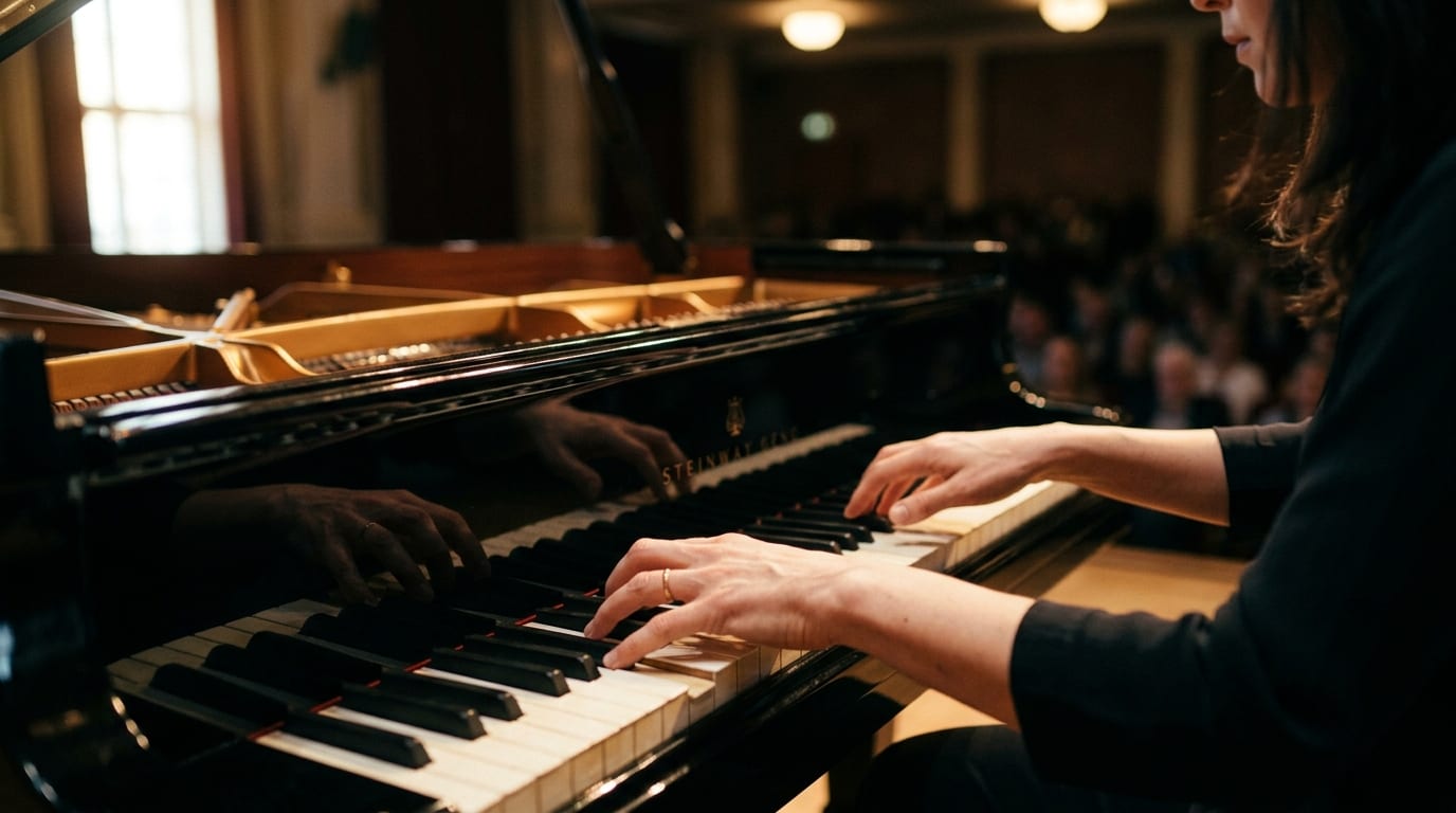 Lực đánh piano forte - to và nhỏ